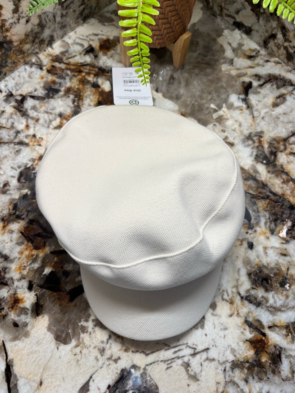 Time and Tru White Fisherman Cap - Picture 4 of 8